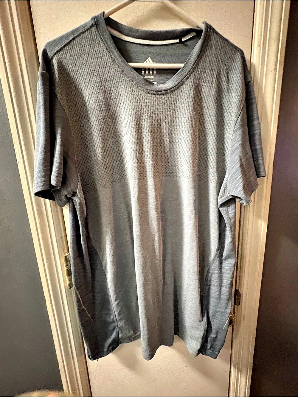adidas Climalite Athletic Running T-Shirt Gray XL
